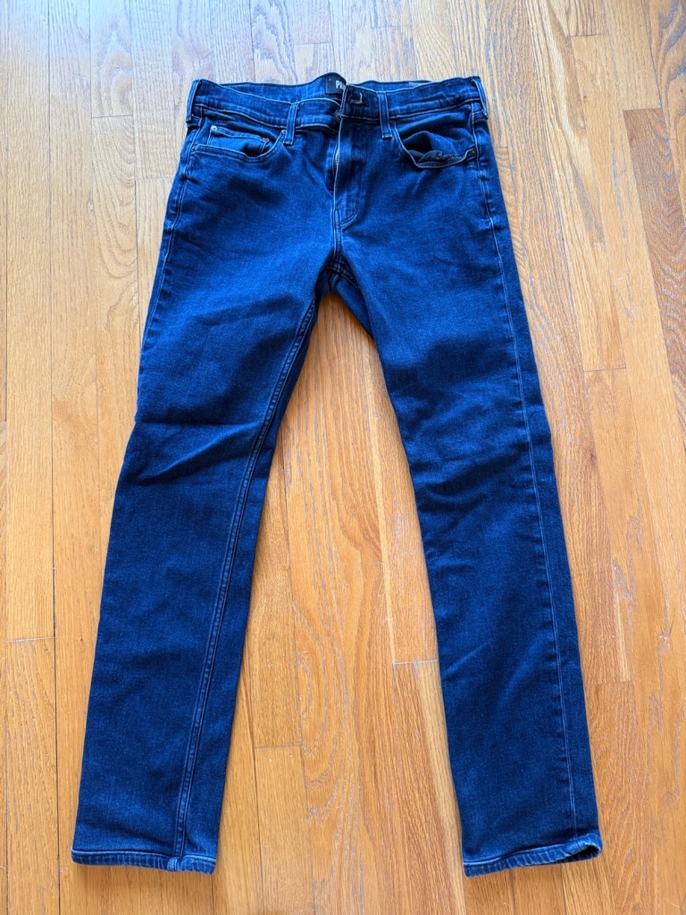 PAIGE Men's Straight Jeans in Dark Indigo